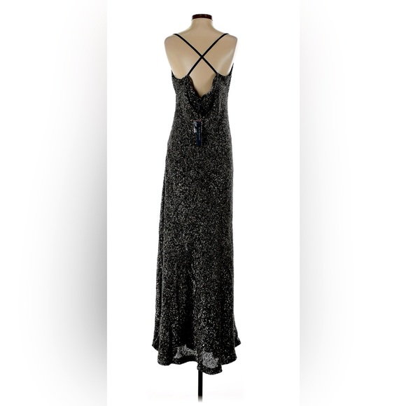 Elie Tahari Sparkling Black Maxi Dress - Picture 2 of 4